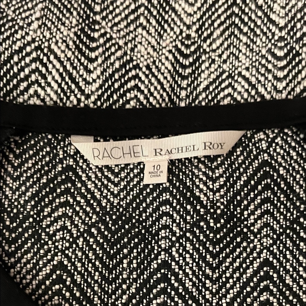 Rachel Roy Chic Black and White Women's Mini Dress, women’s size 10 - Picture 3 of 3